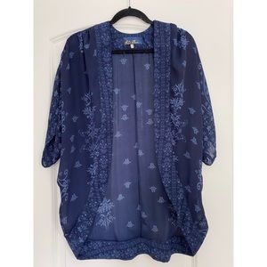 Francesca’s | Blue Rain | Kimono Cardigan